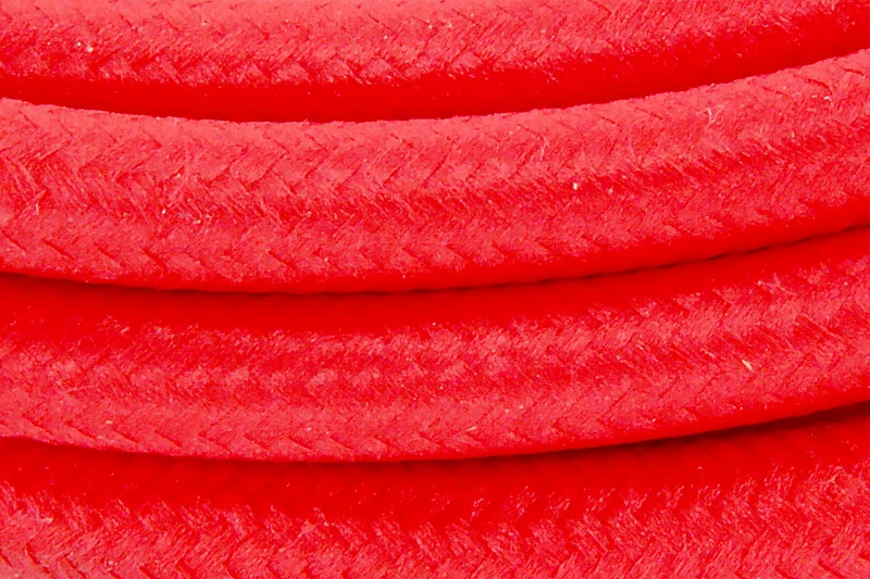 Fabric cable + switch, 2 m - Red