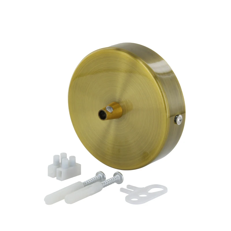 Gold metal ceiling rose