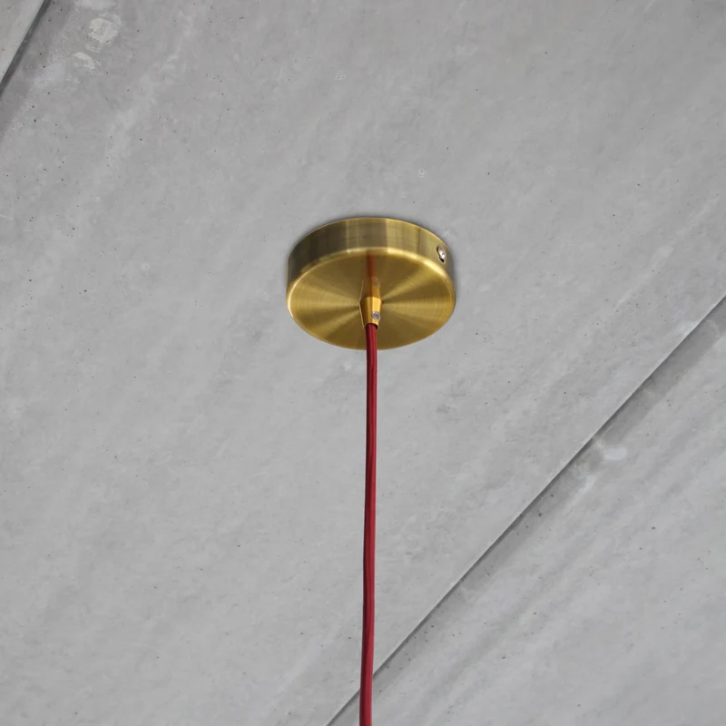 Gold metal ceiling rose