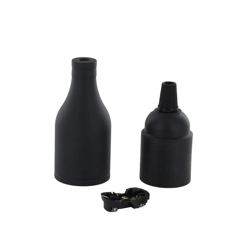 Design classic Aluminum lampholder - black