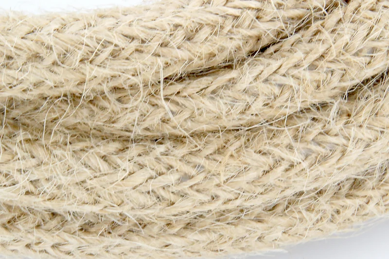 Fabric cable 3 m - linen