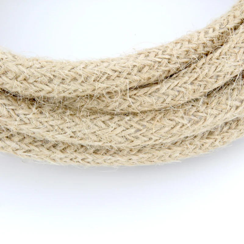 Fabric cable 3 m - linen