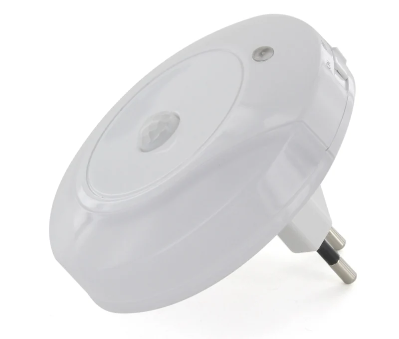 Round night light with motion detection