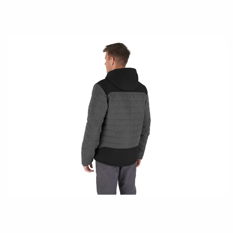 Veste chauffante matelassée M12 Axis, T-grand (gris)