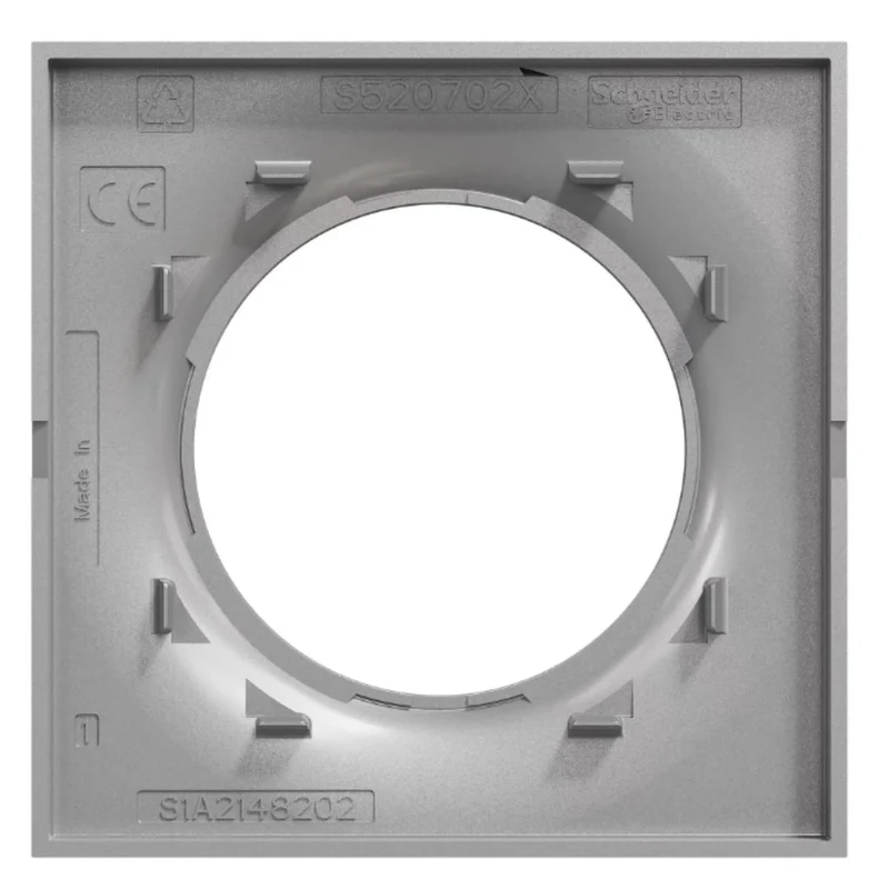 Plaque 1 poste horizontale/verticale - Odace Styl - Schneider