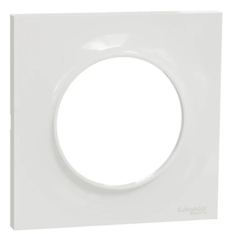 Plaque 1 poste horizontale/verticale - Odace Styl - Schneider