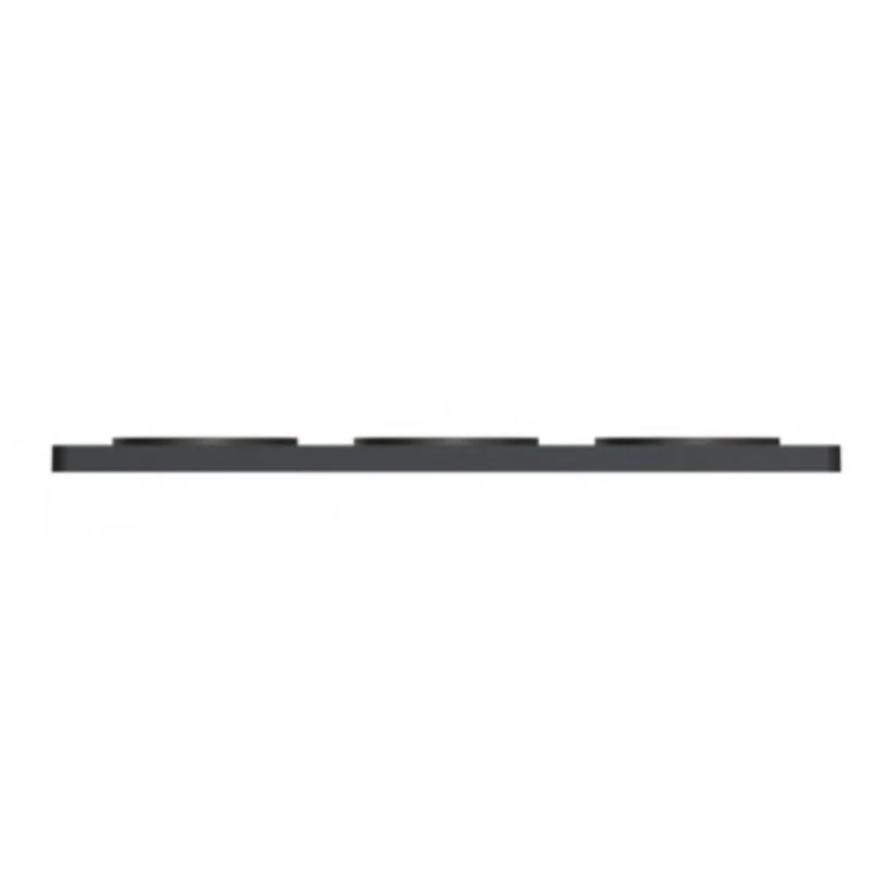 Plaque de finition 3 postes Odace Styl - bronze - Schneider