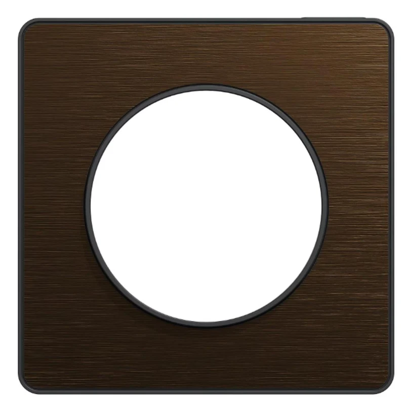 Plaque 1 poste - Odace Touch - Schneider