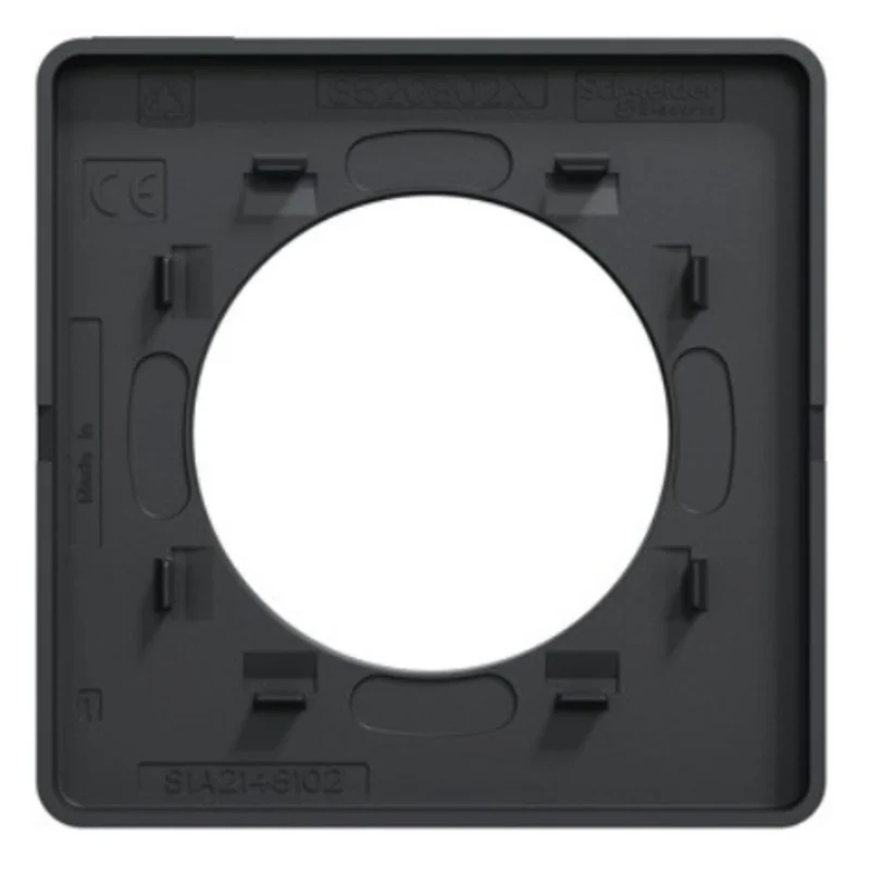 Plaque 1 poste - Odace Touch - Schneider