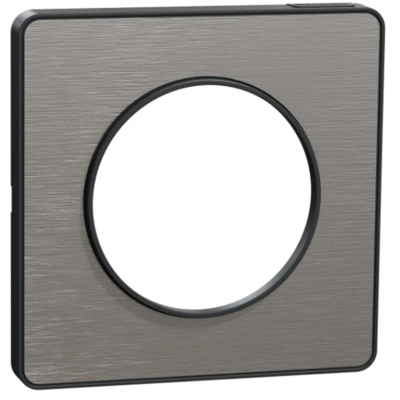 Plaque 1 poste - Odace Touch - Schneider