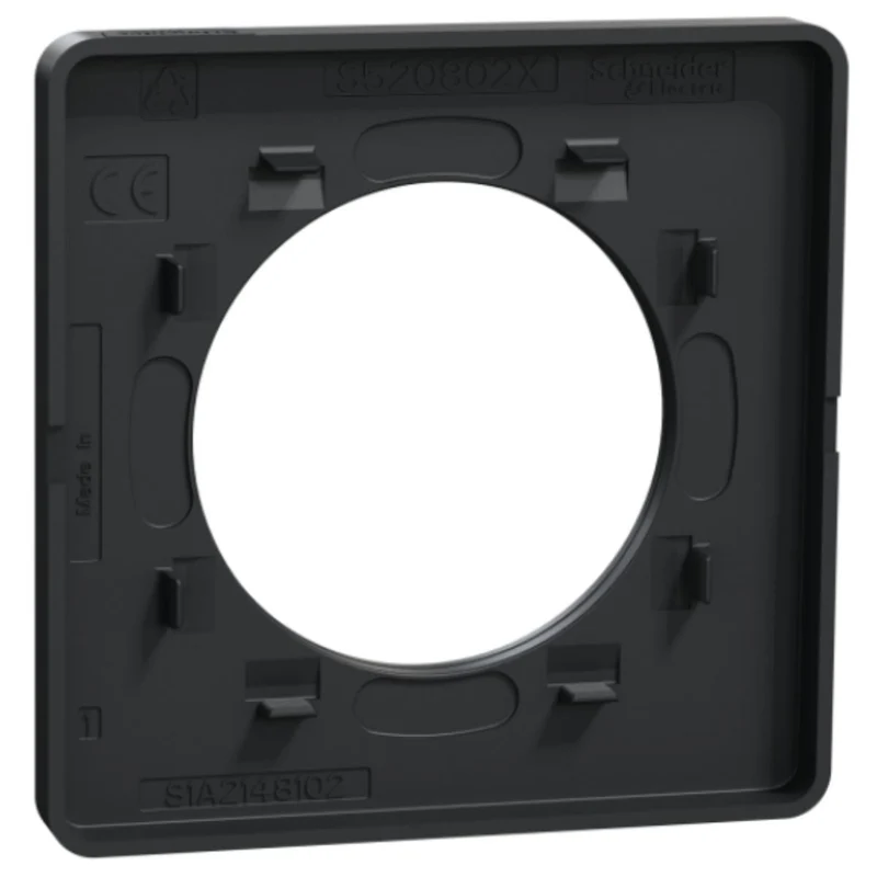 Plaque 1 poste - Odace Touch - Schneider