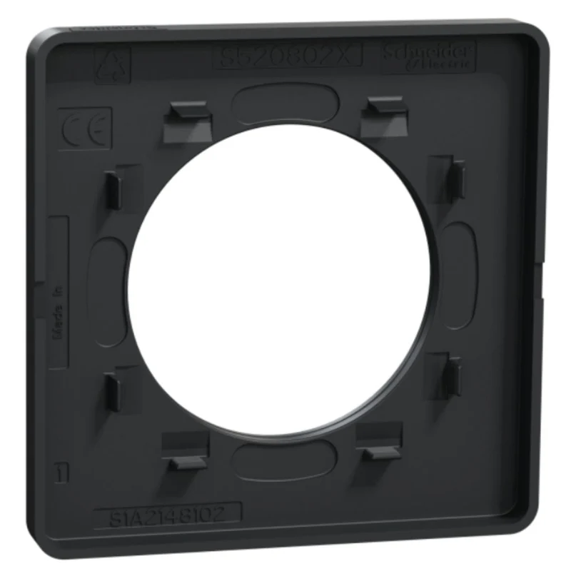 Plaque 1 poste - Odace Touch - Schneider