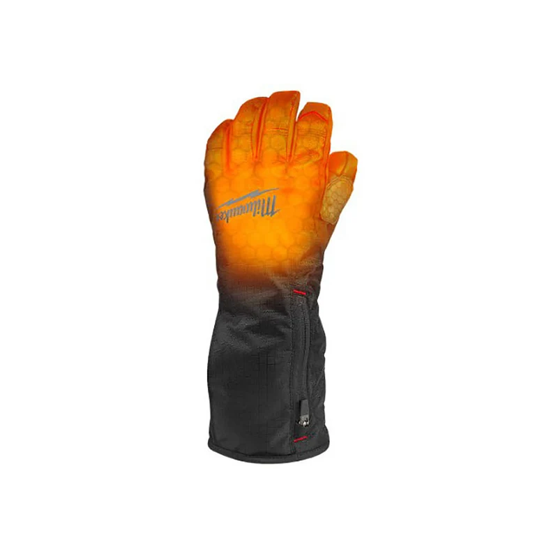 Gants d'hiver chauffants rechargeables par USB, T-grand (noir)