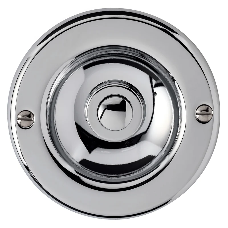 Sonnette filaire cloche acier argent