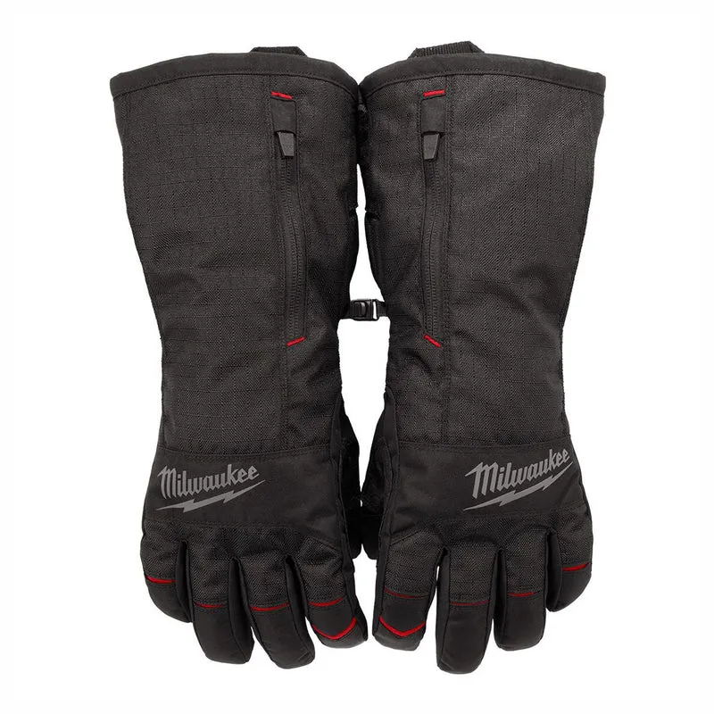 Gants d'hiver chauffants rechargeables par USB, grand (noir)