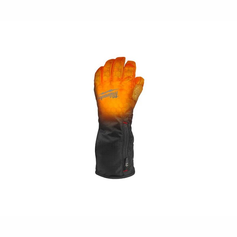 Gants d'hiver chauffants rechargeables par USB, grand (noir)