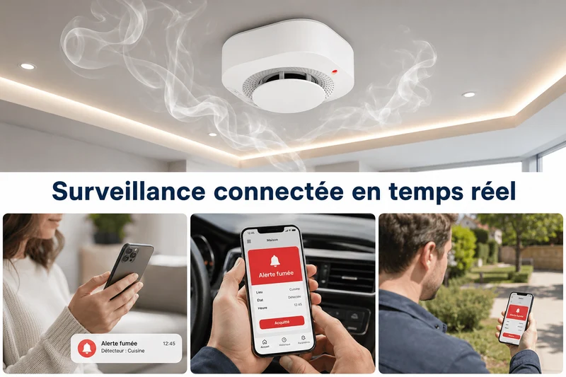 Détecteur de Fumée Sans Fil 433 MHz