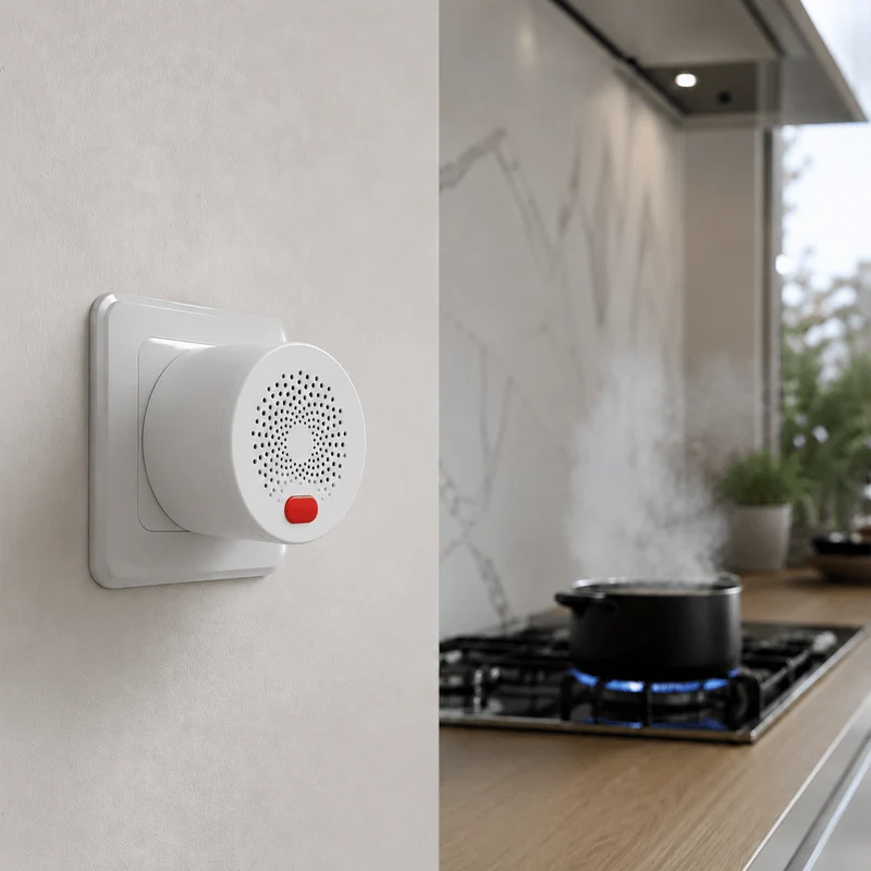 Détecteur de Gaz Combustible WiFi Tuya – Méthane & GPL