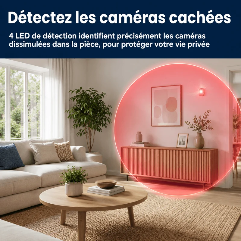 Détecteur de Caméra Cachée Infrarouge