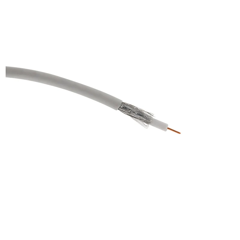 Câble coaxial TV - 17 VATCA PH blanc - Zenitech