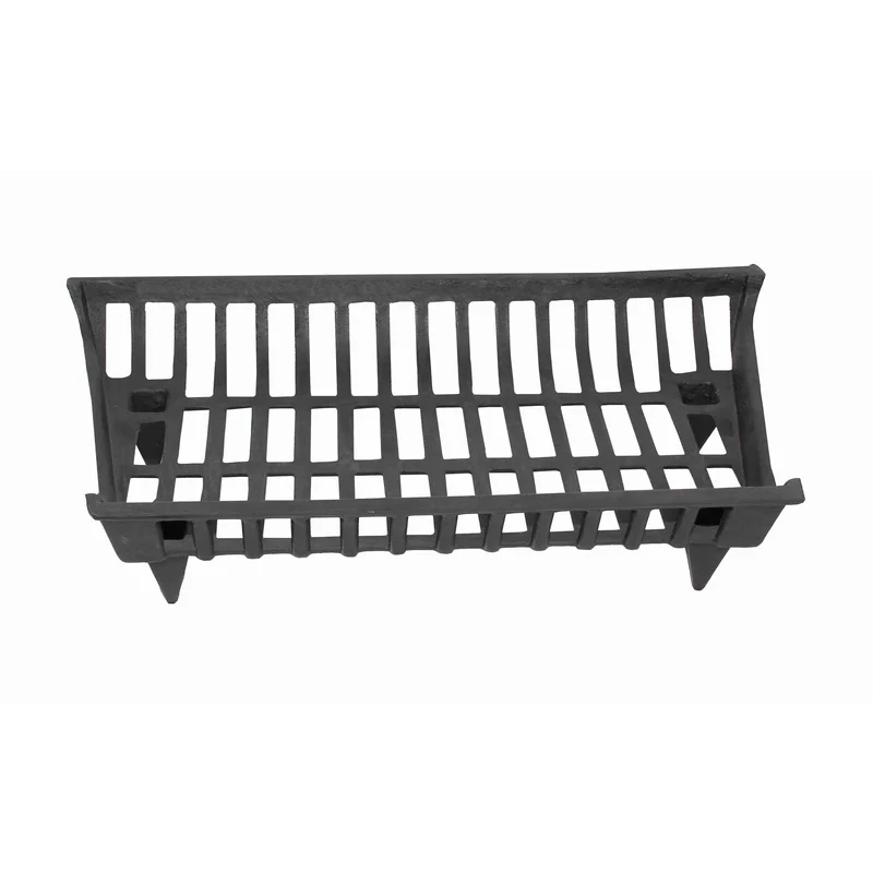 Grille porte-bûches en fonte de la collection "Bradford", 24'' x 14,9'' x 6,3''