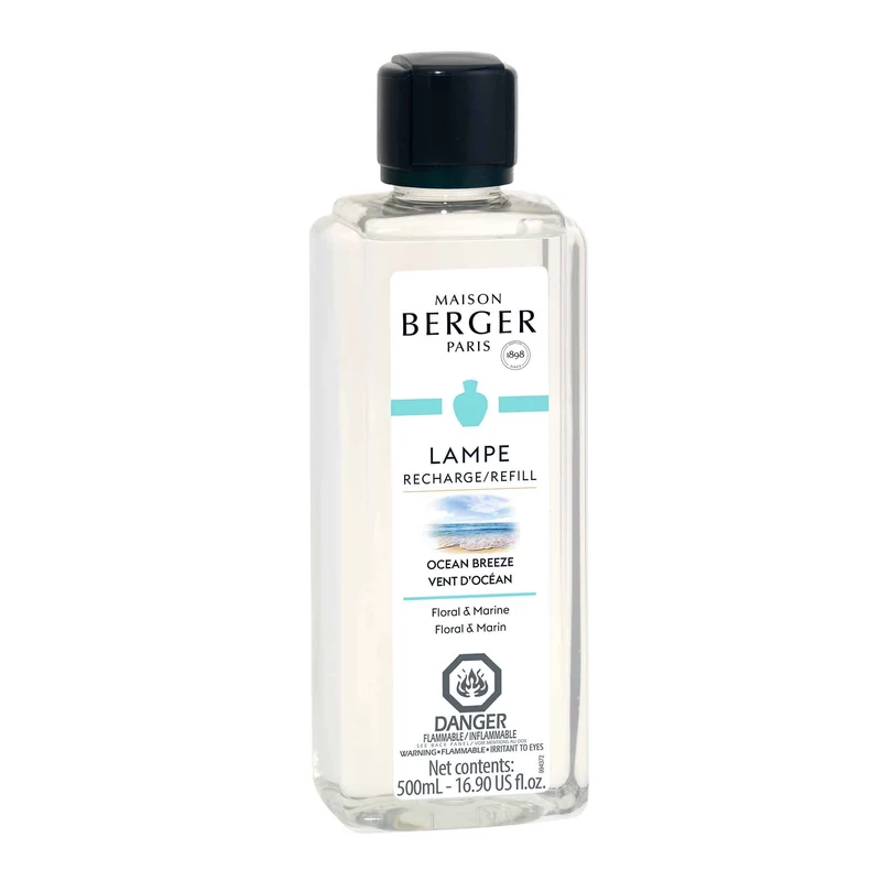Recharge pour lampe aromatique de 500 ml, vent d’océan