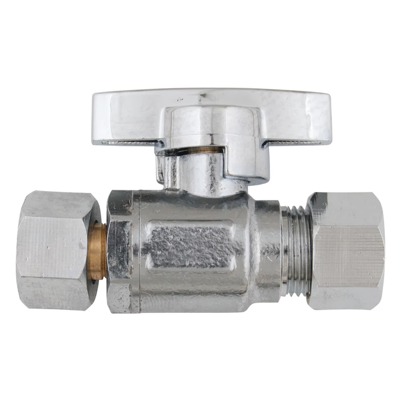 Mini valve à bille 1/4 de tour femelle, 3/8" x 1/4"
