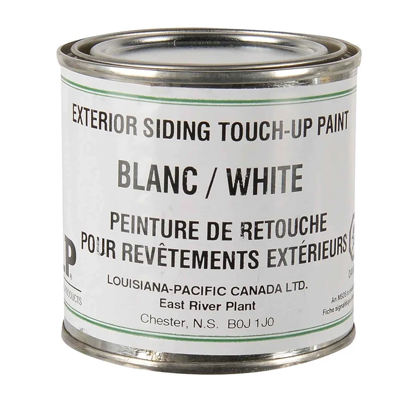 Peinture de retouche pour revêtements extérieurs 284 ml, blanc