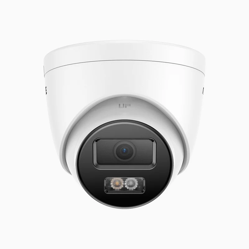 C1200 - Caméra de surveillance PoE extérieure 4K 12 MP, vision nocturne couleur et IR, détection des personnes et véhicules, H.265+, microphone intégré, carte microSD, IP67