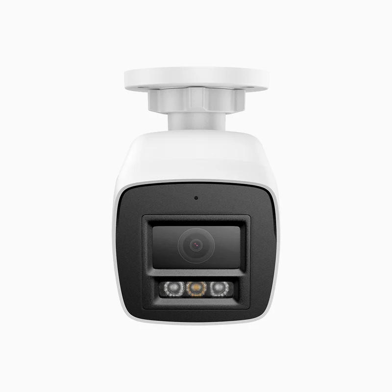 C1200 - Caméra de surveillance PoE extérieure 4K 12 MP, vision nocturne couleur et IR, détection des personnes et véhicules, H.265+, microphone intégré, carte microSD, IP67