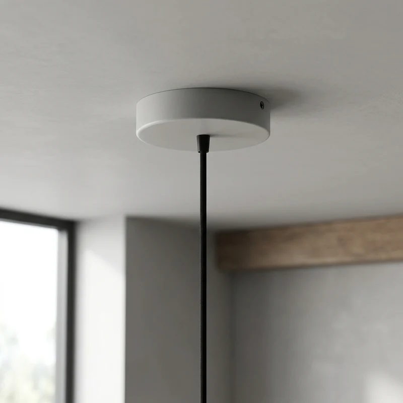 White metal ceiling White