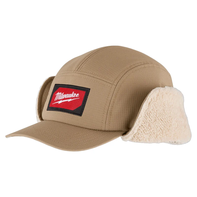 Casquette de travail doublée en sherpa, kaki (grand / T-grand)
