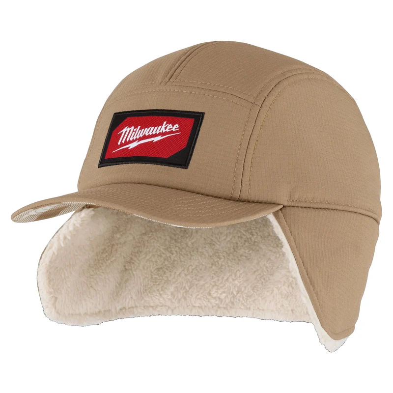 Casquette de travail doublée en sherpa, kaki (grand / T-grand)