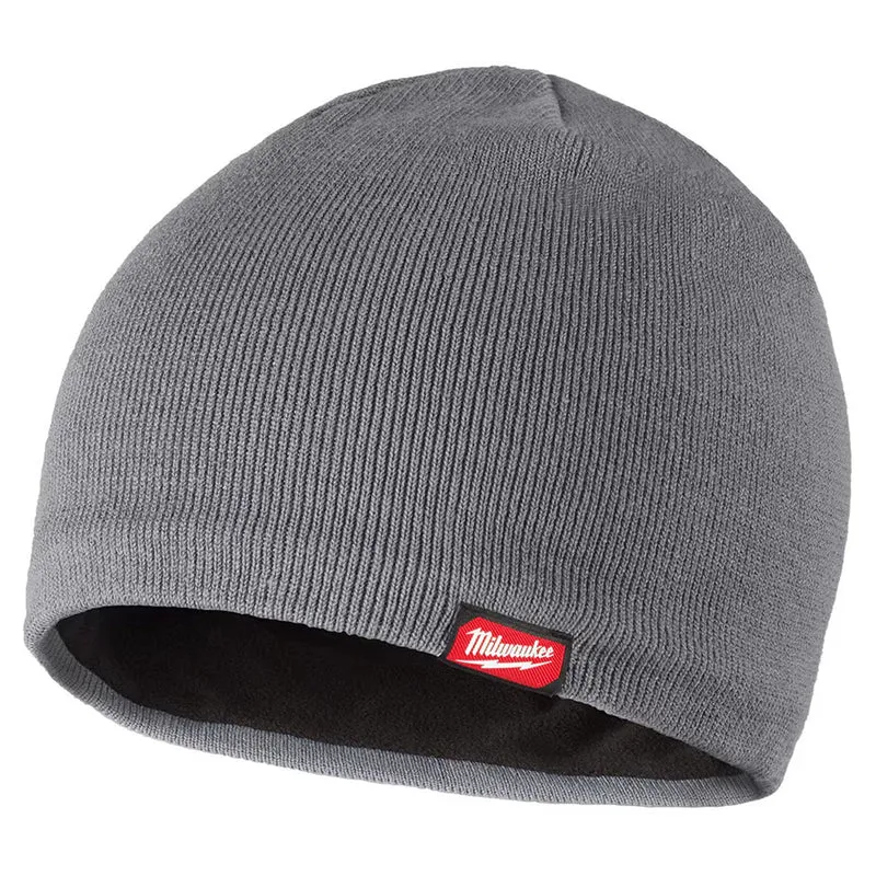 Tuque de travail doublée en polaire, taille unique (gris)