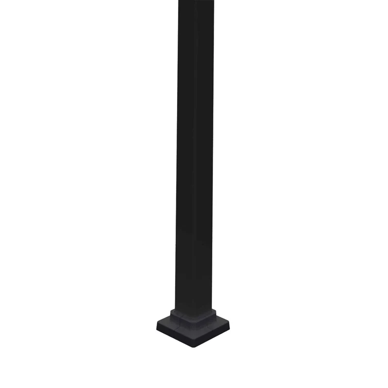 Poteau de montage en aluminium Duo, 40,75'' (noir)