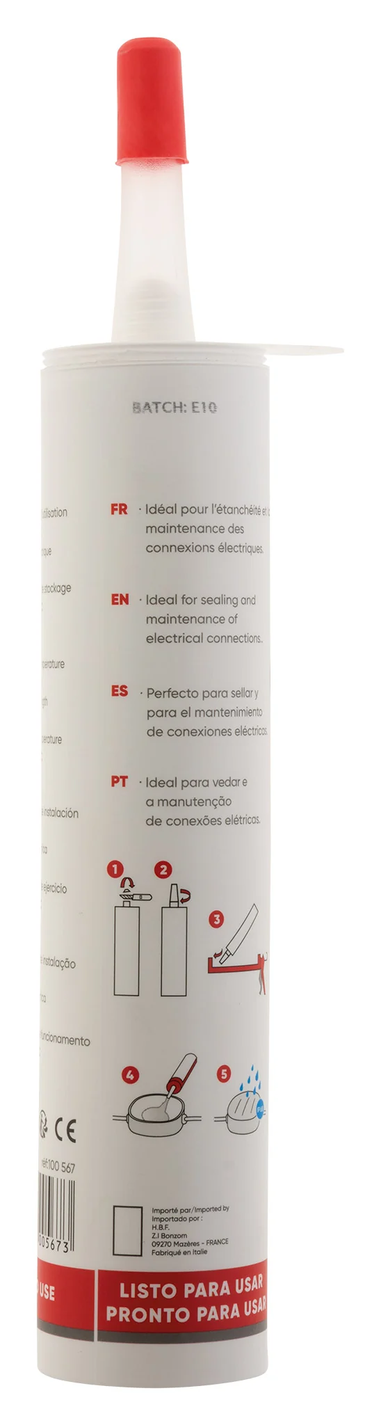 Gel mono-composant cartouche 300ml - Zenitech