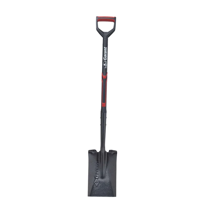 Pelle à jardin carrée avec appui-pieds, 7,25'' x 45,5''