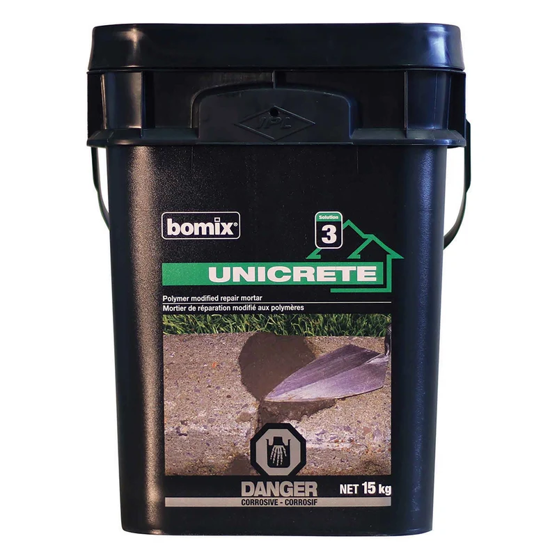 Mortier de réparation modifié aux polymères UNICRETE, 15 kg