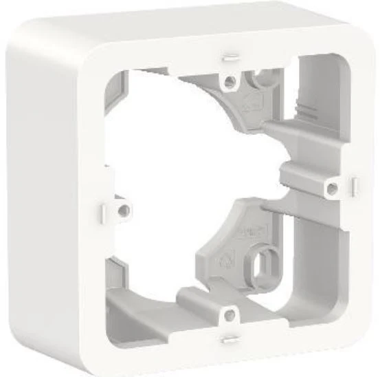 Cadre en saillie 1 poste 87x87x40mm IK04 - Unica - Schneider