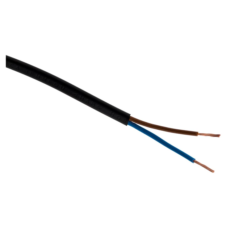 Câble électrique H03VVH2-F 2x0,75mm² - Zenitech