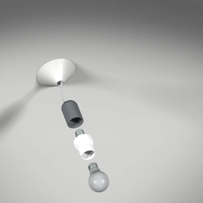 On/off lamp holder