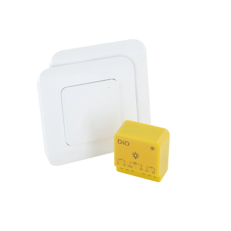 Kit of a lighting module and 2 DiO wireless switches (433Mhz / Zigbee / BLE)