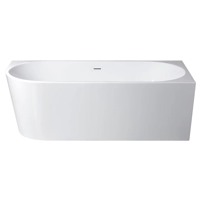 Baignoire autoportante en coin Timae, 59'' x 30'' (drain à droite)