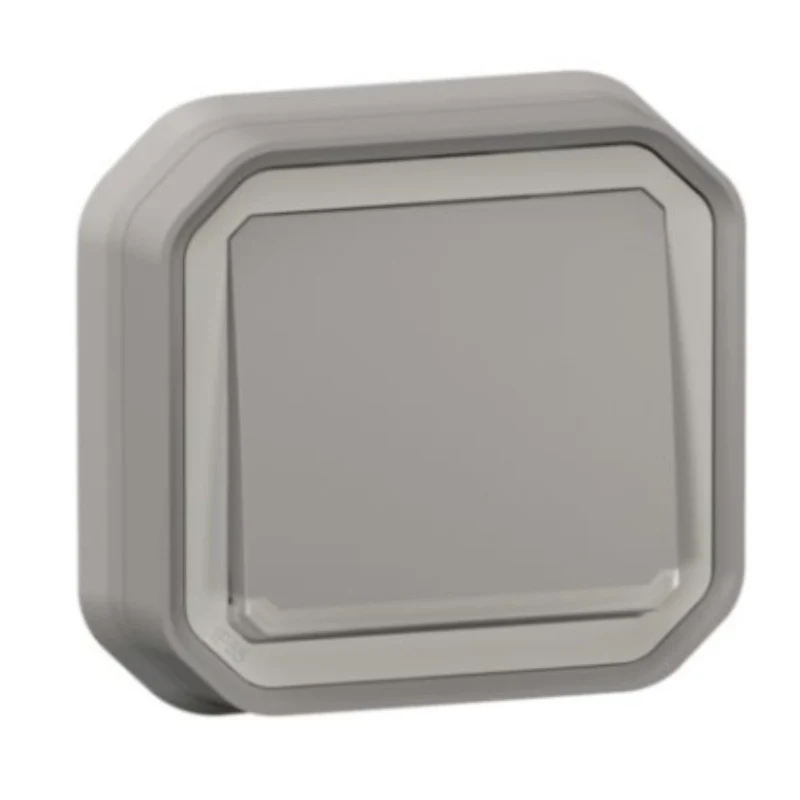 Va-et-vient témoin encastré Plexo IP54 10A - Gris - Legrand