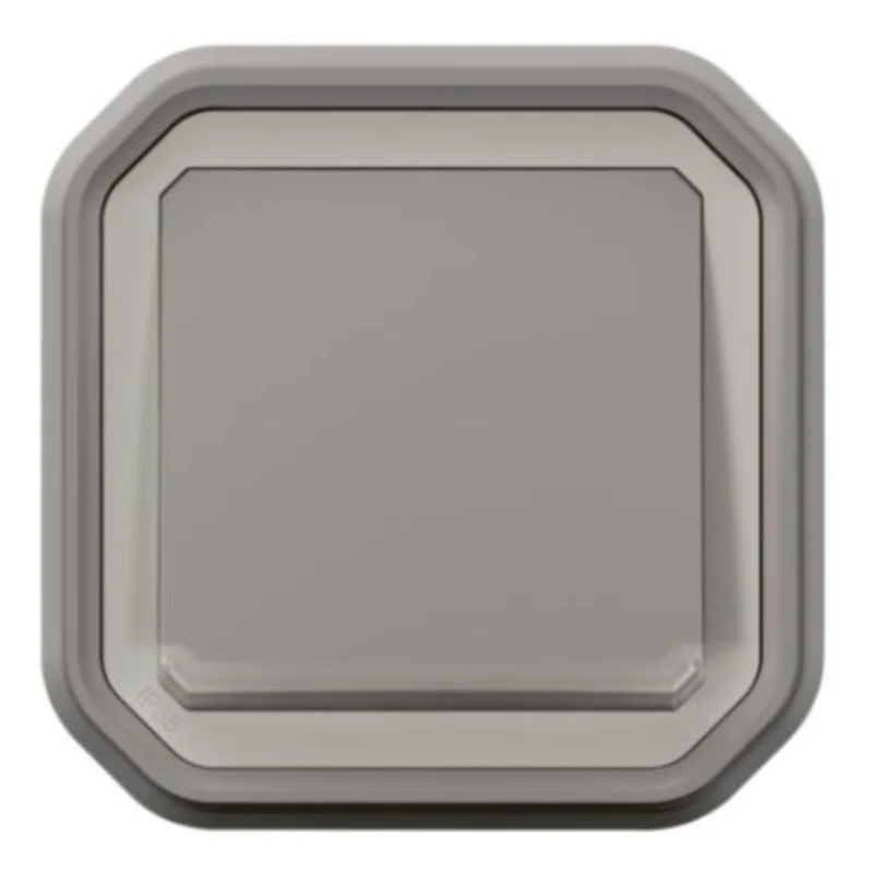 Va-et-vient témoin encastré Plexo IP54 10A - Gris - Legrand