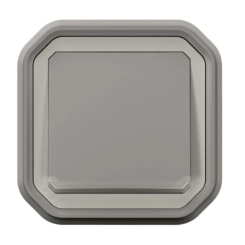 Va-et-vient lumineux encastré Plexo IP55 10AX - Gris - Legrand