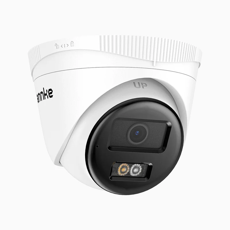 C500 - Caméra de Surveillance extérieure PoE 3K, Vision nocturne intelligente à double éclairage, 3072 × 1728 à 20 ips, détection intelligente des personnes et des véhicules, microphone intégré, IP67