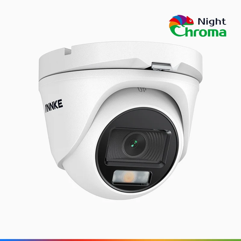NightChroma TM NCA200 - Caméra de sécurité à vision nocturne couleur Acme 1080p avec ouverture f/1.0 (0,001 Lux), 121° FoV, alignement actif