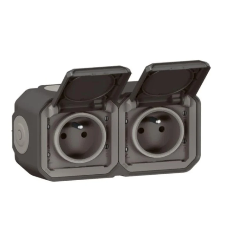 Double prise Plexo Legrand