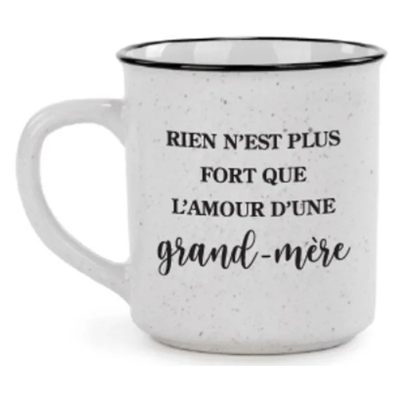 Tasse à café "Rien n’est plus fort que l’amour d’une grand-mère", 3-1/2" x 4-1/2"